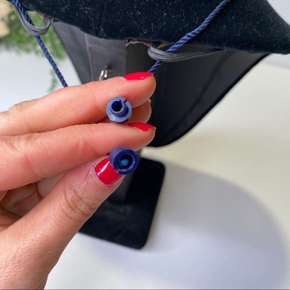 Vintage Terra Sancta Guild Enamel & Metal Eucharist Cross Pendant Necklace - Picture 5 of 8